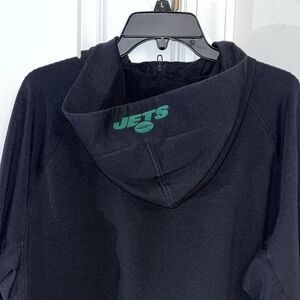 Lululemon Black New York Jets NFL Zipper High Neck Hoodie hooded sweatshirt XXL